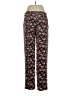 Joie 100% Silk Floral Gold Silk Pants Size 4 - photo 2