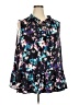 Boutique + 100% Polyester Black Sleeveless Blouse Size 2X Plus - photo 1