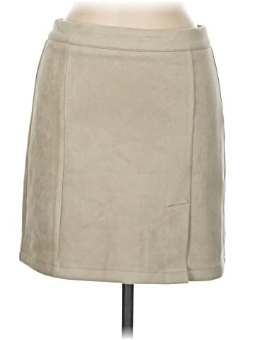 Indigo Rein Faux Leather Skirt (view 1)