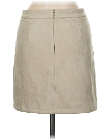 Indigo Rein Faux Leather Skirt (view 2)