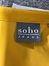 Soho 100% Polyester Yellow 3/4 Sleeve Blouse Size XL - photo 7