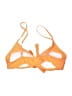 Unbranded Solid Orange Swimsuit Top Size L - photo 2