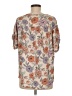 Hayden 100% Rayon Orange Short Sleeve Blouse Size M - photo 2