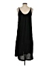 Bali Solid Black Casual Dress Size S - photo 2