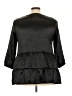 Moa Moa 100% Polyester Black 3/4 Sleeve Blouse Size 3X - photo 2