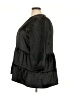 Moa Moa 100% Polyester Black 3/4 Sleeve Blouse Size 3X - photo 5