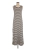 Max Studio Stripes Gray Casual Dress Size M - photo 1