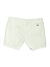 Hurley 100% Cotton Chevron-herringbone Ivory Shorts Size 1 - photo 2