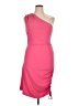 Elliatt Solid Pink Cocktail Dress Size XL - photo 1