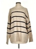 Aerie Stripes Tan Turtleneck Sweater Size S - photo 1
