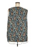 Cristina B. 100% Polyester Blue Sleeveless Blouse Size XXL - photo 2