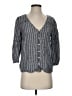 Old Navy Gray 3/4 Sleeve Button-Down Shirt Size XS - photo 1