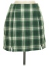Blue Rain Plaid Green Casual Skirt Size M - photo 1