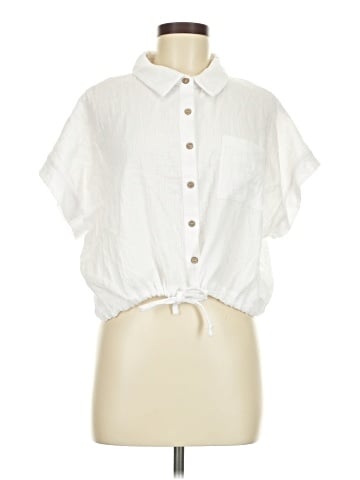 Blue Rain Short Sleeve Blouse (view 1)