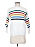 Solutions Stripes White Pullover Sweater Size S - photo 1