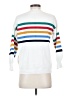 Solutions Stripes White Pullover Sweater Size S - photo 2