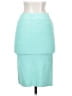 BCBGMAXAZRIA Solid Teal Formal Skirt Size S - photo 2