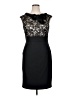 Connected Apparel 100% Polyester Black Cocktail Dress Size 14 - photo 1