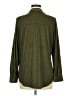 Chico's 100% Polyester Green Long Sleeve Button-Down Shirt Size M - photo 2