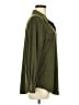 Chico's 100% Polyester Green Long Sleeve Button-Down Shirt Size M - photo 4