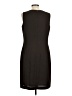 Ingenuity Solid Brown Cocktail Dress Size 12 - photo 2