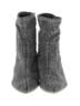 1901 Houndstooth Gray Black Ankle Boots Size 7 1/2 - photo 2