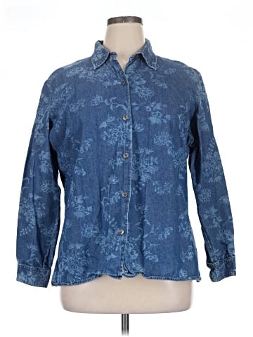 Victoria Jones 3/4 Sleeve Button-Down Shirt (view 1)