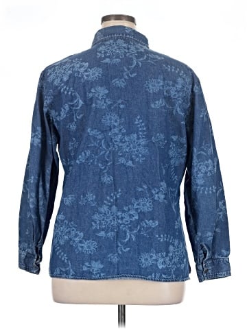 Victoria Jones 3/4 Sleeve Button-Down Shirt (view 2)
