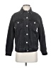 Topshop Black Denim Jacket Size 0 - photo 1