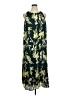Halogen 100% Polyester Print Green Casual Dress Size 1X - photo 1