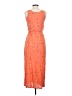 Splendid 100% Rayon Stars Orange Casual Dress Size S - photo 2