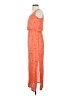 Splendid 100% Rayon Stars Orange Casual Dress Size S - photo 5