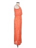 Splendid 100% Rayon Stars Orange Casual Dress Size S - photo 4
