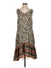 CAbi 100% Polyester Animal Print Brown Casual Dress Size S - photo 1