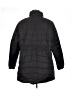 Catherines 100% Nylon Solid Black Coat Size 1X - photo 2