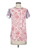 CAbi 100% Polyester Pink Short Sleeve Blouse Size XS - photo 1