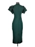 Unbranded Solid Green Cocktail Dress Size S (estimated) - photo 2