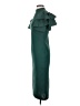 Unbranded Solid Green Cocktail Dress Size S (estimated) - photo 5