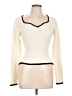 She + Sky Ivory Pullover Sweater Size L - photo 1