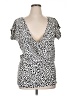 Donna Karan New York Ivory Short Sleeve Blouse Size M - photo 1