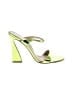 Gianvito Rossi Color Block Green Sandals Size EU 39 - photo 1