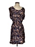 MNG Paisley Blue Casual Dress Size 4 - photo 1