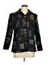 Assorted Brands 100% Polyester Print Black Blazer Size 8 - photo 1