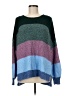 American Eagle Outfitters Color Block Teal Pullover Sweater Size M - photo 1
