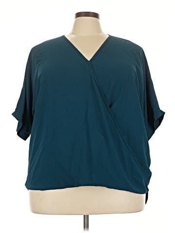 chic soul (chicsoul.com) Short Sleeve Blouse (view 1)