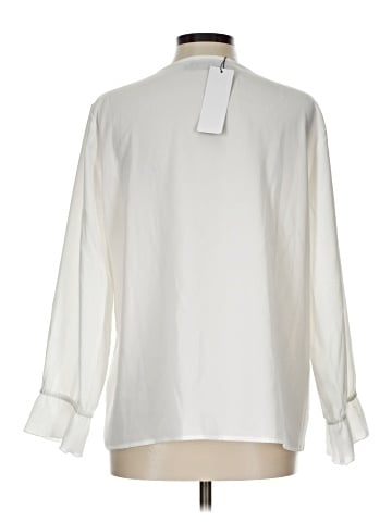 Allegra K Long Sleeve Polo (view 2)