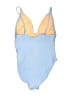 Unbranded Color Block Blue One Piece Swimsuit Size 12 (estimated) - photo 2