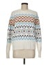 Ann Taylor LOFT Argyle White Pullover Sweater Size M - photo 1