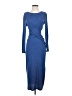 Chaser Blue Casual Dress Size S - photo 1