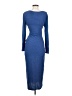 Chaser Blue Casual Dress Size S - photo 2
